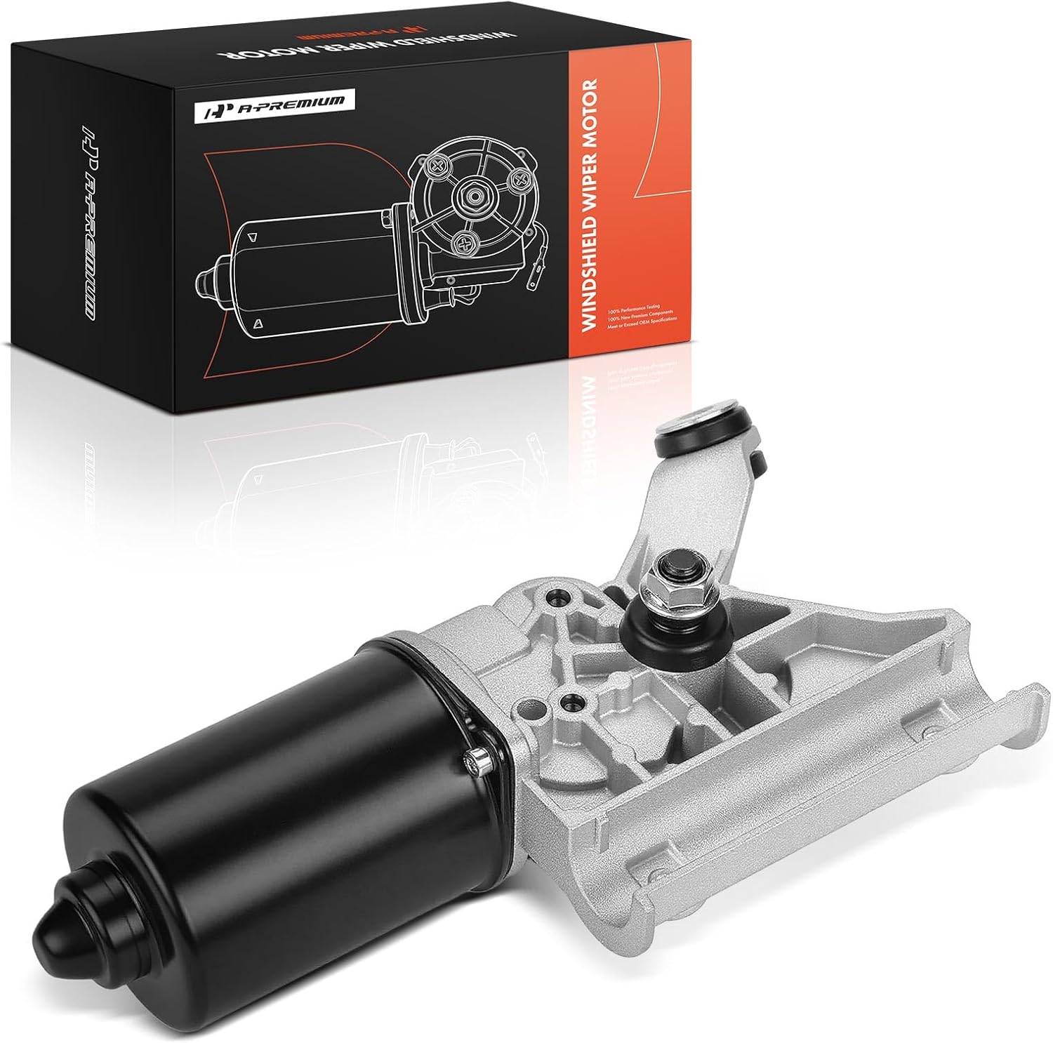 A-Premium Front Windshield Wiper Motor Compatible with Honda Element 2003-2011