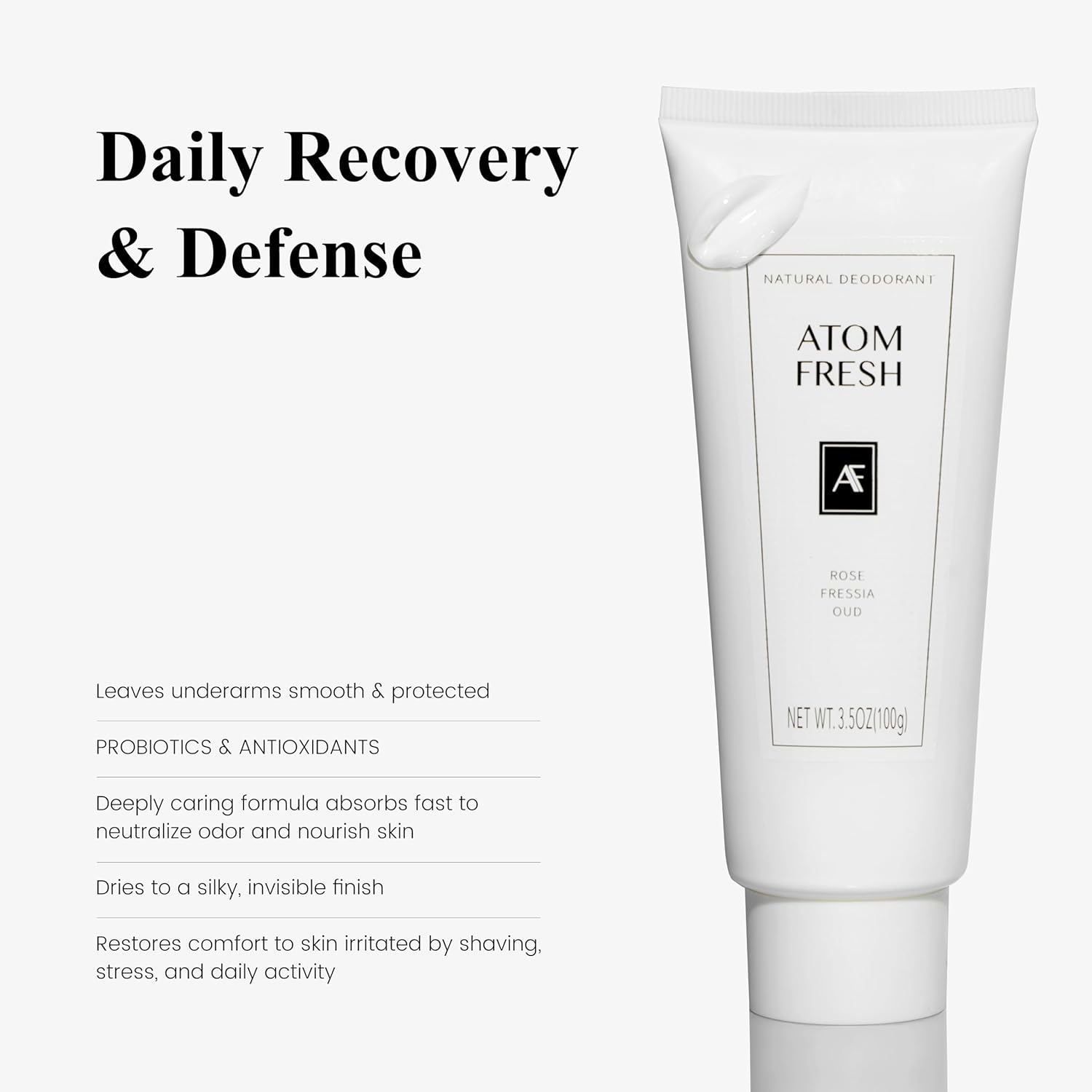 Desodorante Atom Fresh Natural para todo o corpo – Controle de odor de longa duração 72H – livre de alumínio, sem bicarbonato de sódio – com aminoácidos e probióticos – absorção… em promoção! Veja a oferta e mais achadinhos de Desodorantes 4 Hoje é o melhor dia para comprar Desodorante Atom Fresh Natural para todo o corpo – Controle de odor de longa duração 72H – livre de alumínio, sem bicarbonato de sódio – com aminoácidos e probióticos – absorção… com aquele preço maroto! Promoção! Aproveite a oferta! 4