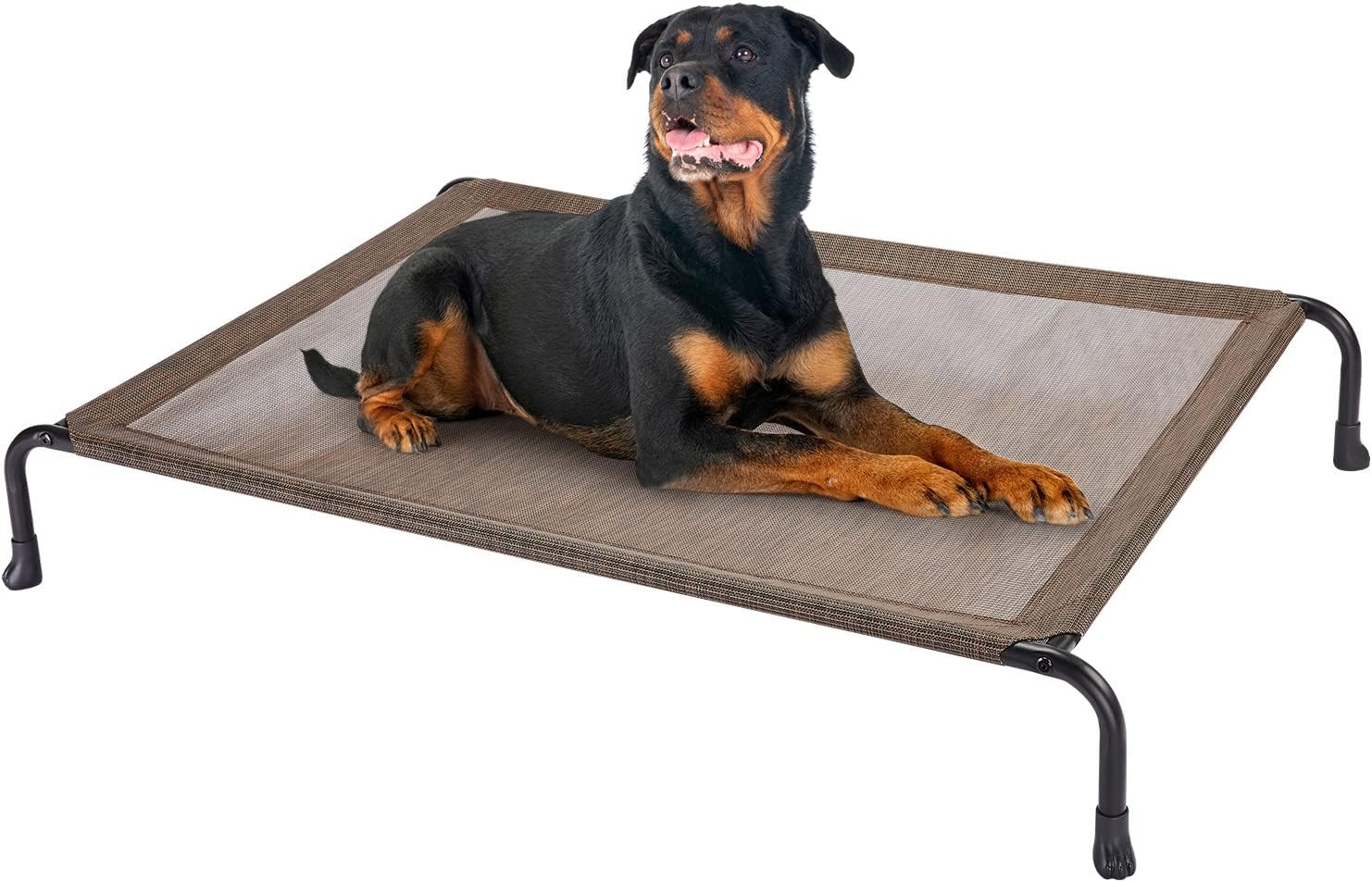 veehoo Outdoor Elevated Dog Bed, Cooling Raised Dog Cots Beds with No