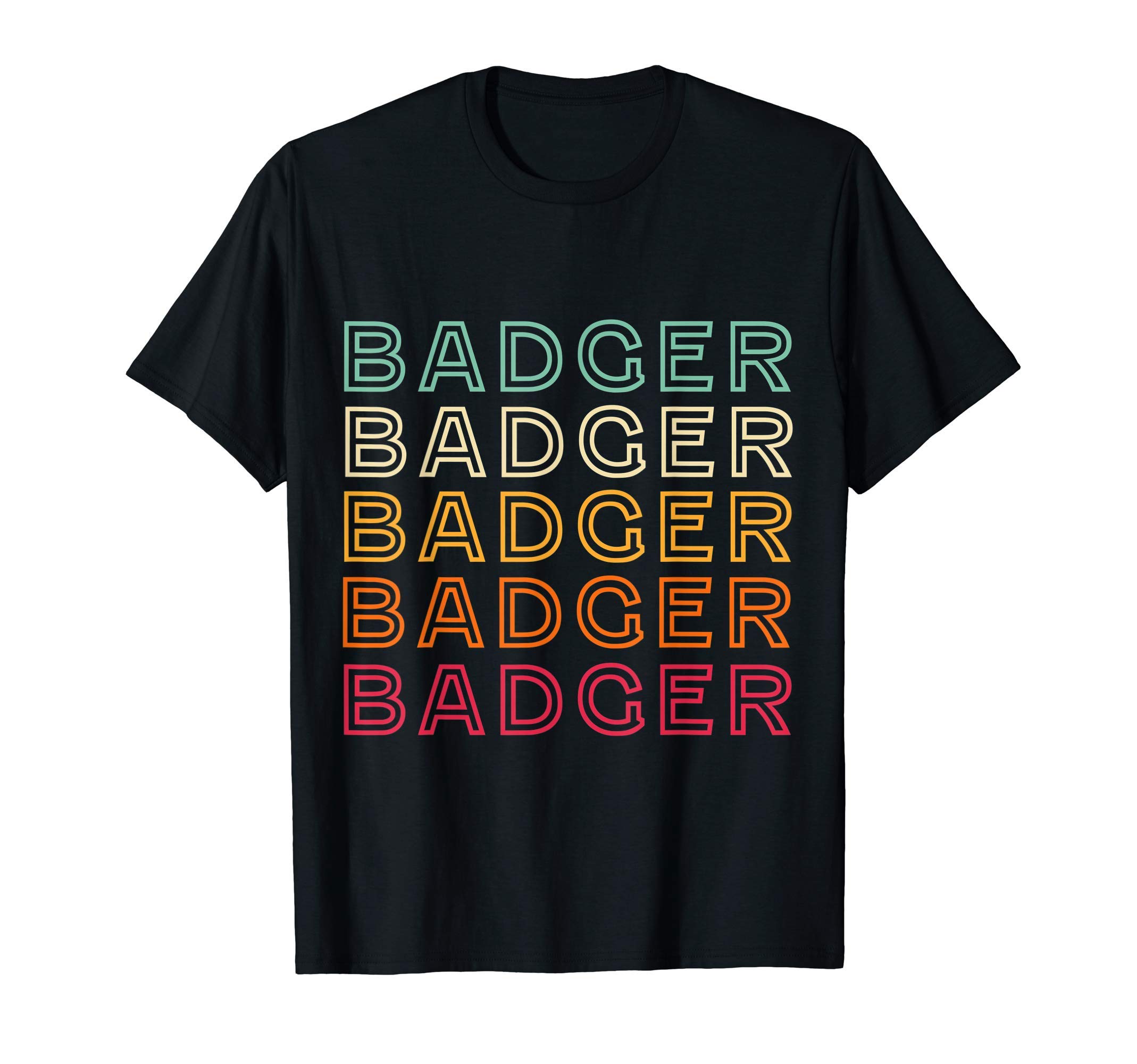 Retro Badger Vintage Badger T-ShirtOEKO-TEX STANDARD 100