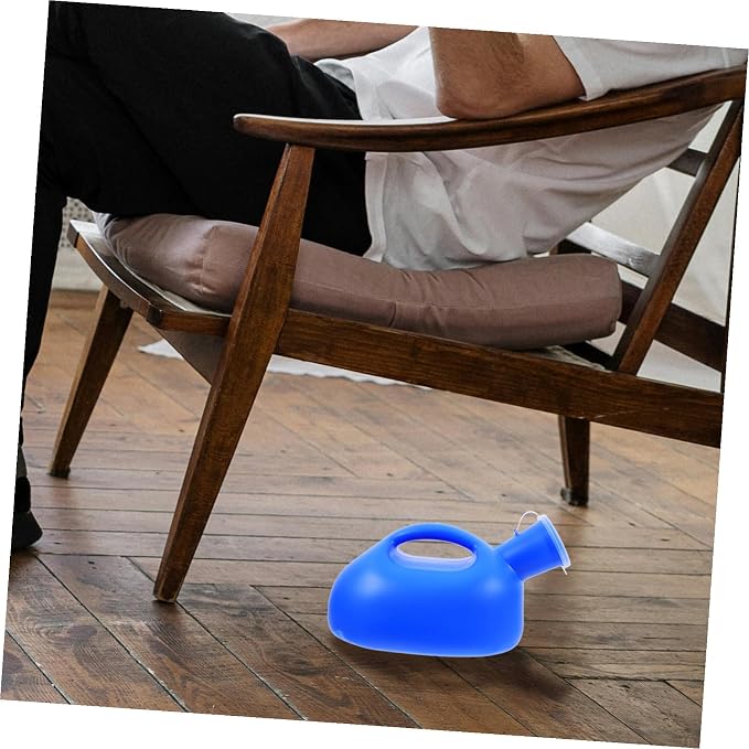 Orinal para hombre portátil 2000 ml con tapa y asa miniatura 9