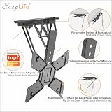 EasyLife Supporto da soffitto per TV girevole elettrico +… - 2