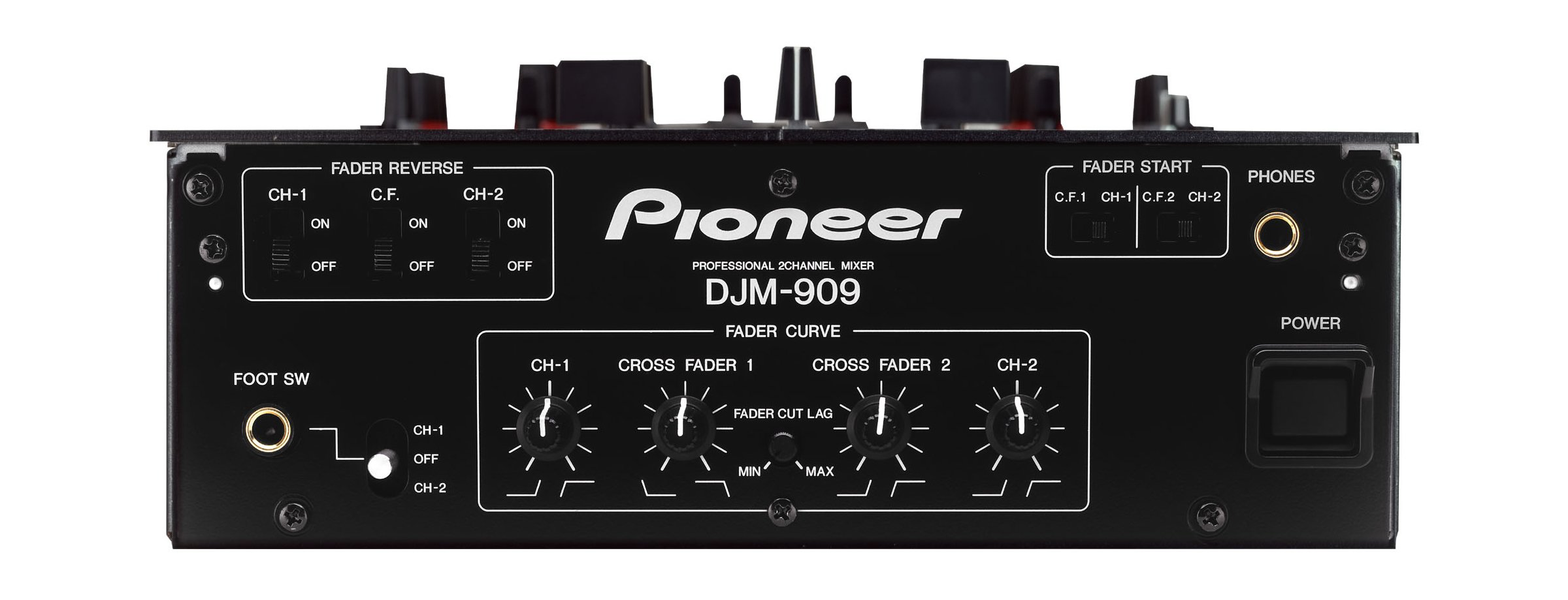 Pioneer DJM-909 Mezclador DJ - Mezclador para DJ (64 Db, 93 Db, 77