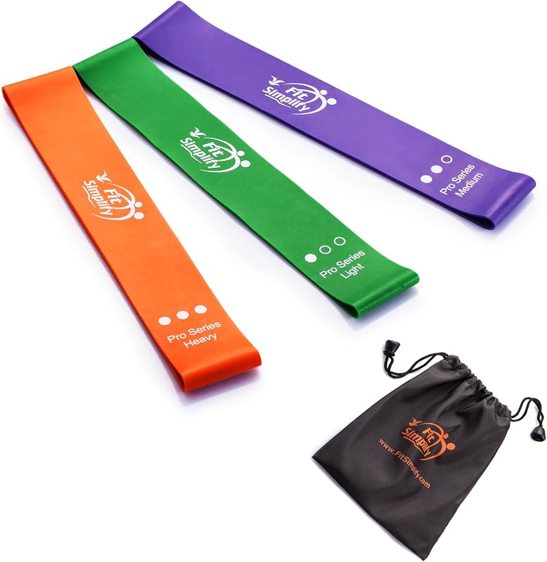 Pro Series Resistance Loop Exercise Bands, Set of 3