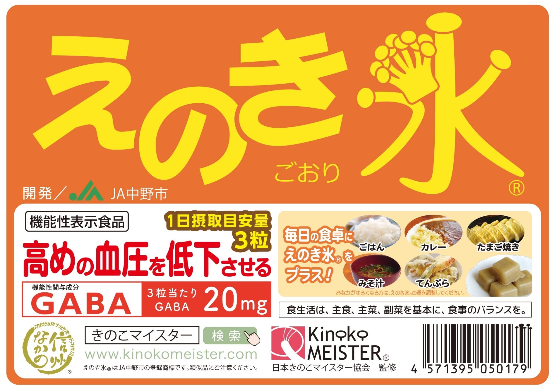 Ganso Enoki Ice, 10 Bags x 12 Cubes, 40 Day Work, TV Listed Item, Eating Instructions Included