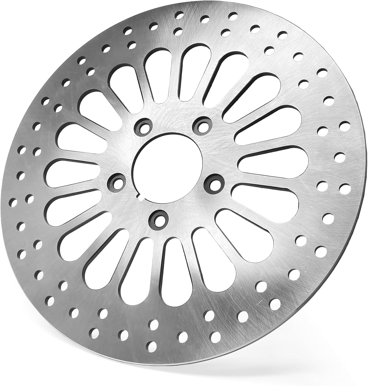 MZS Motorcycle Brake Disc Rotor, 11.5" Front Rotor Accessories Compatible with Touring Models 84-07 / Sportster 84-13 / Softail 84-14 / Dyna 91-05 / Super Glide 84-91 / Road King 84-07