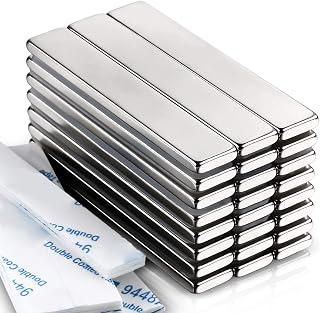 LOVIMAG Powerful Neodymium Bar Magnets 60x10x3mm - Rare Earth Heavy Duty Magnets Pack of 24 for Crafts & DIY