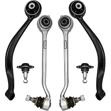 POWERGEAR 6 PC Front Lower Control Arm Suspension Kit Ball Joint Forward Replacement For BMW F25 F26 2011-17 X3 2015-18 X4