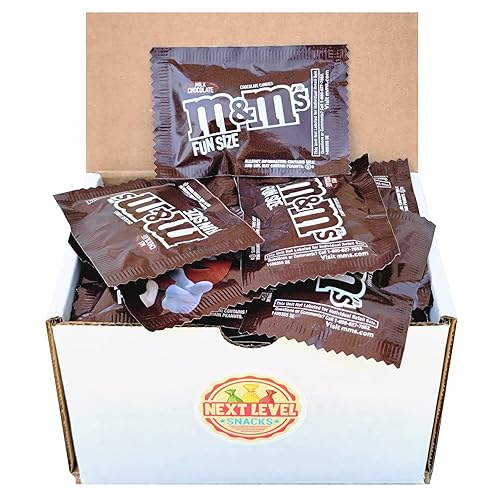 M&M's - Paquetes de chocolate con leche de tamaño divertido (paquete de 30) (aproximadamente 1 libra)