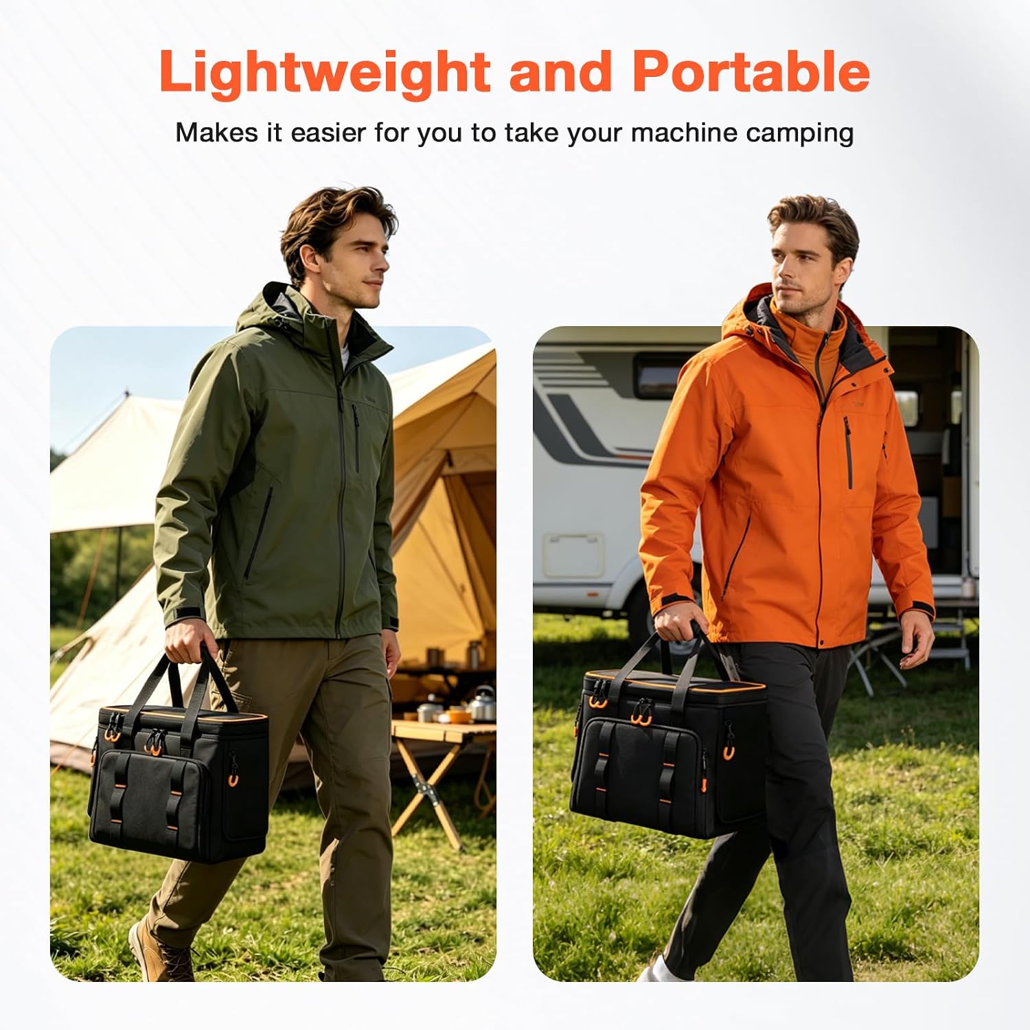 Double Layer Travel Carry Case Fit for Jackery Explorer 300/240/160