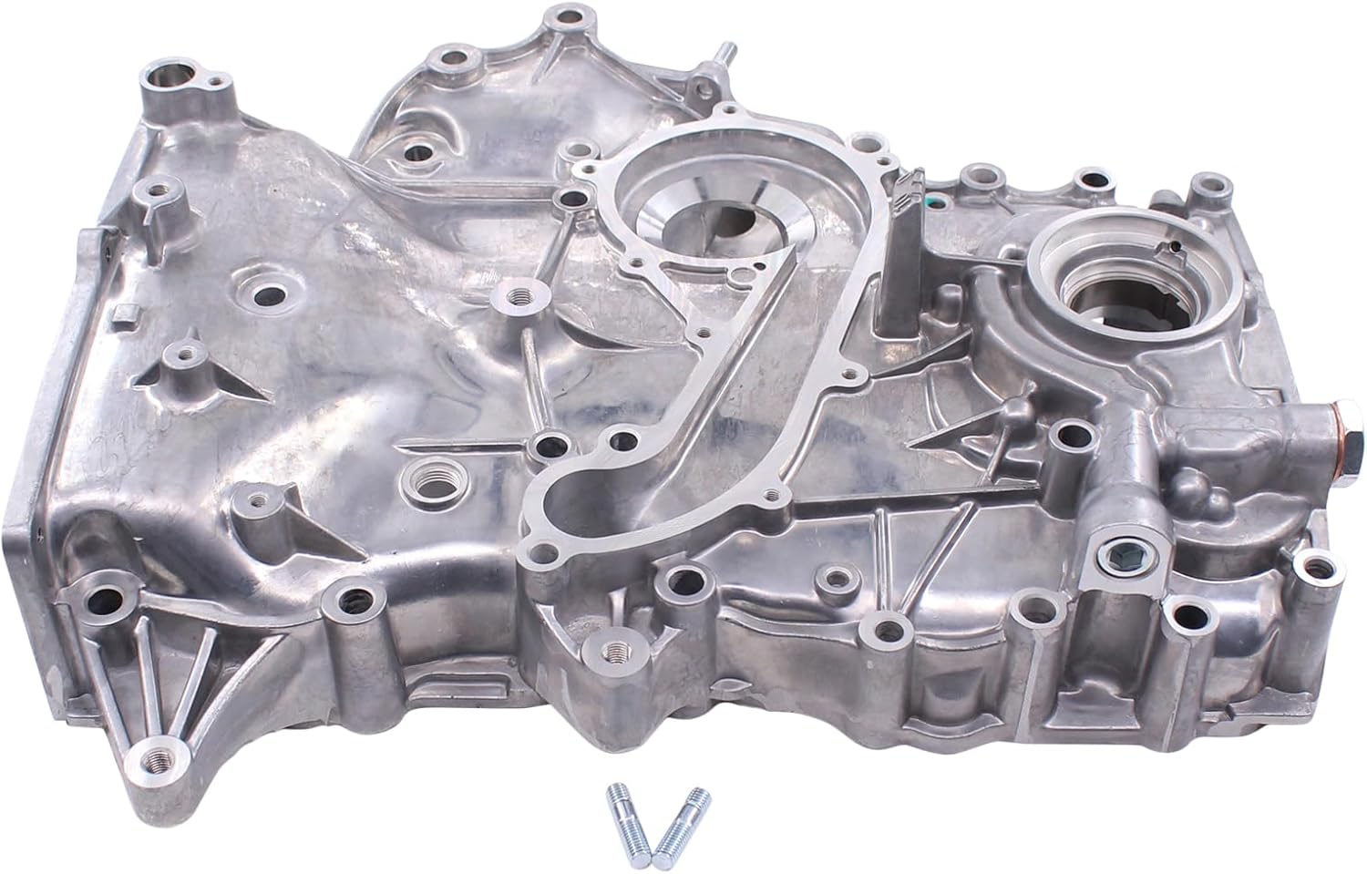 MOTOKU Timing Chain Cover with Oil Pump for Toyota Tacoma 2.7 2005-2015