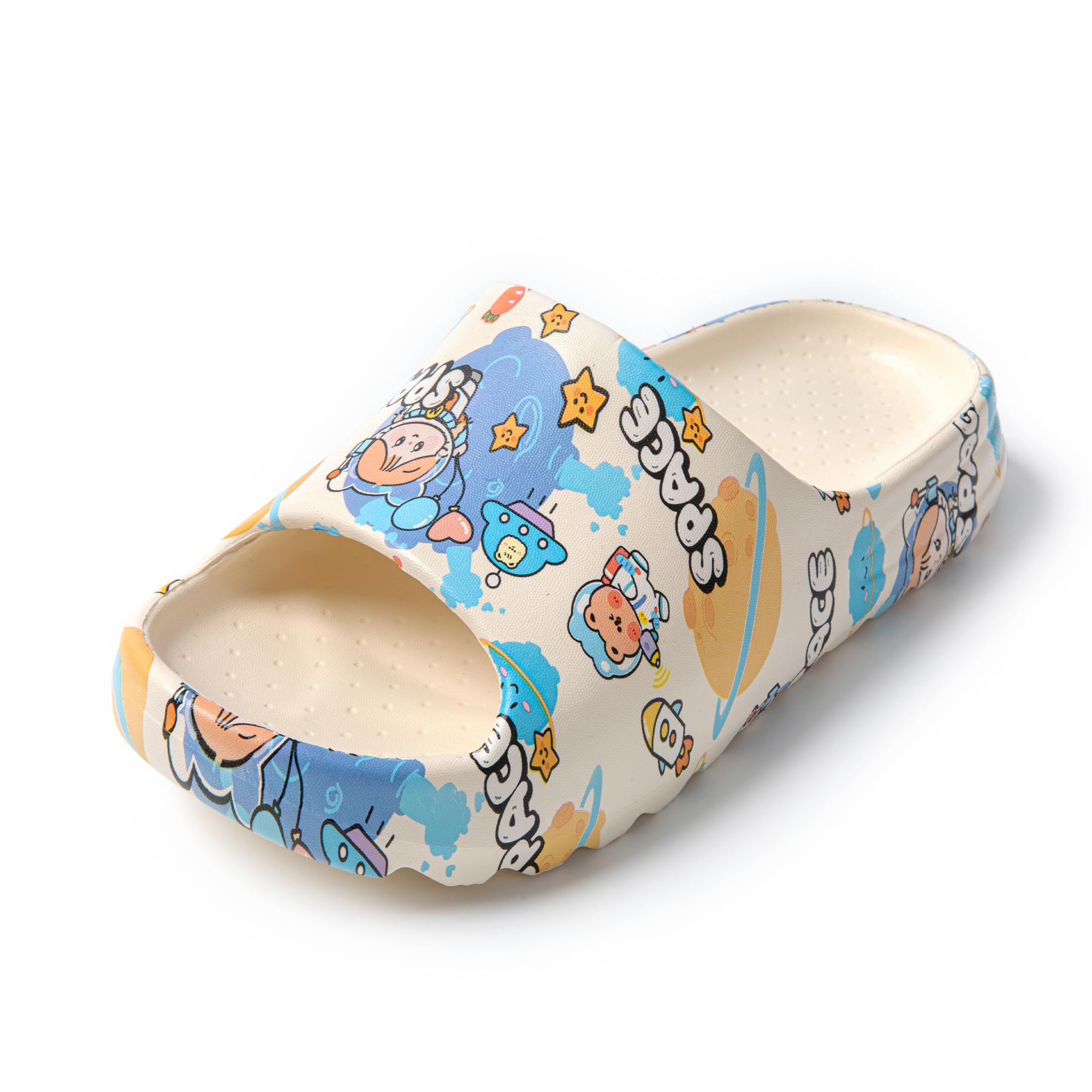 JOMIX Chanclas Mujer Verano con Estampado Chanclas Playa Mujer Plataforma Chanclas Piscina Mujer Suela Gruesa