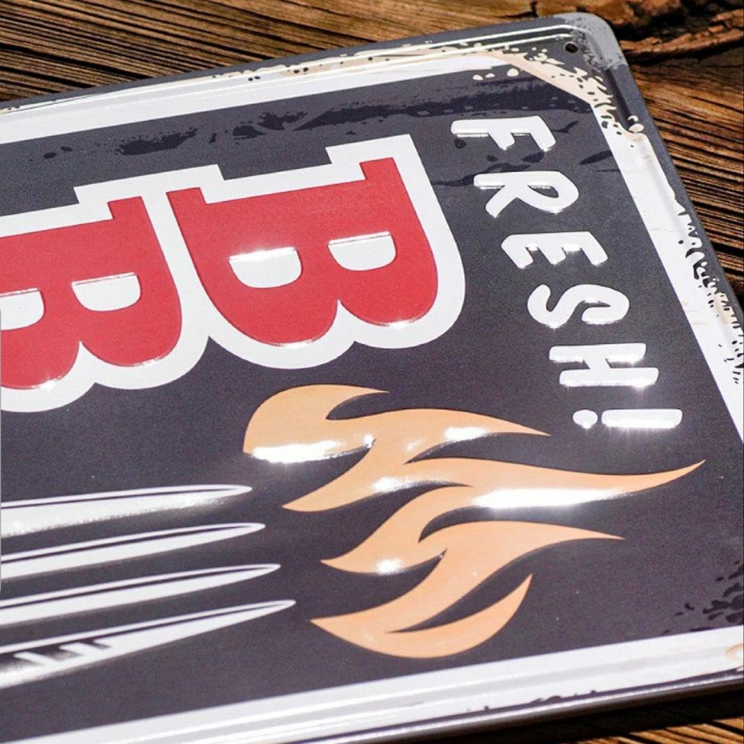 Amazon | デザイン看板eバーベキュー3ポスター絵ステーキbbqアウトドア 