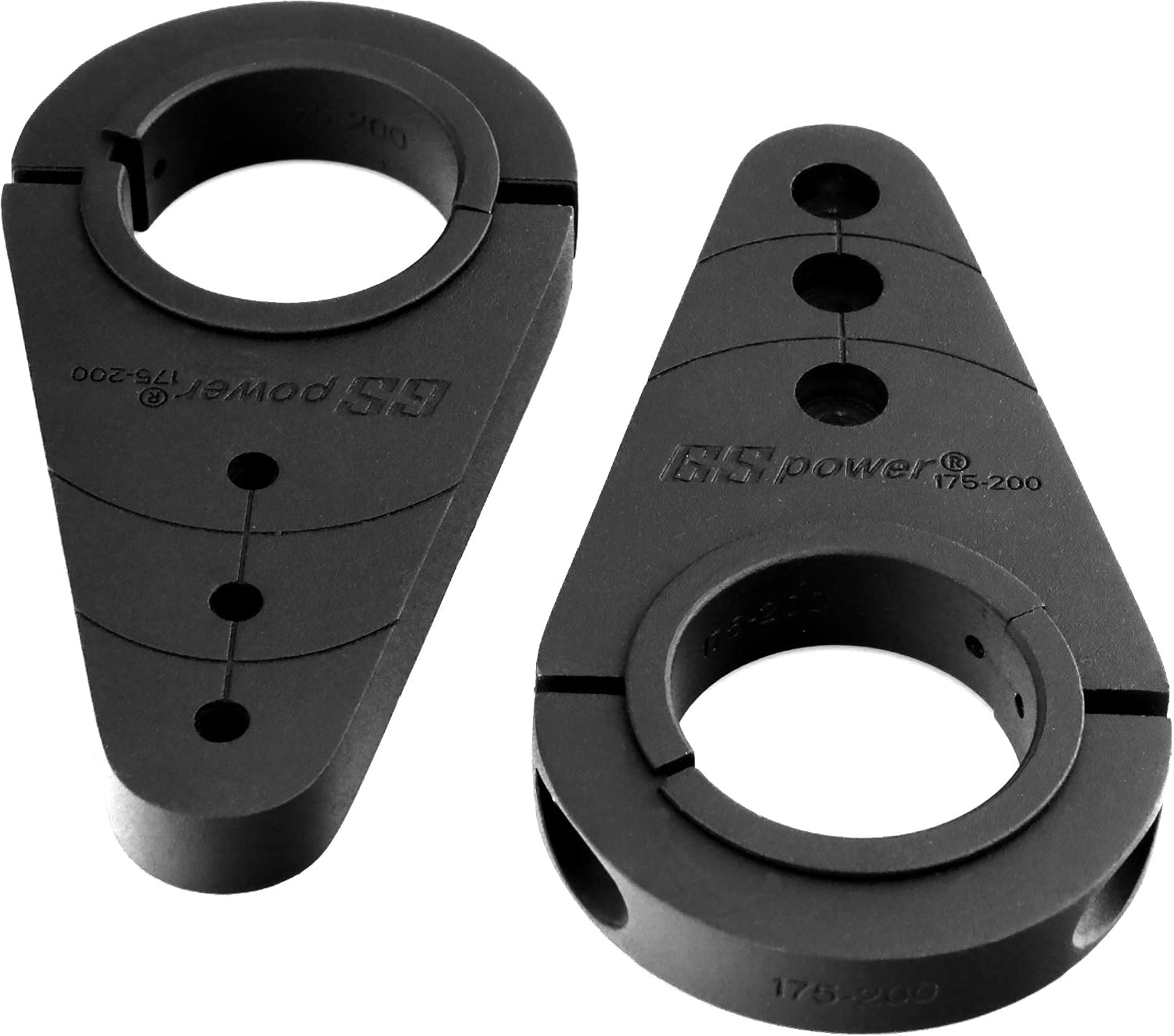 Bracket Clamp Fastener for 1.75 or 2 in Tube. Mount LED Pod Light Safety Flag Whip Antenna to Bar Rack Roll Cage Compatible with Can-Am Rhino Spyder RZR UTV ATV Boat Bike (2 pc)