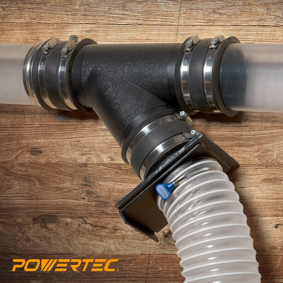 POWERTEC 70200 2-1/2" Three-Machine Dust Collection Kit