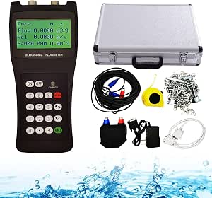 Amazon.com: Ultrasonic Flowmeter, Portable Flowmeter,Liquid Water Flow ...