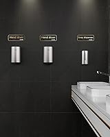 Vista 6 de AIKE Air Focus secador de manos compacto UL enumerado 120V 1350W cepillo acabado de acero inoxidable