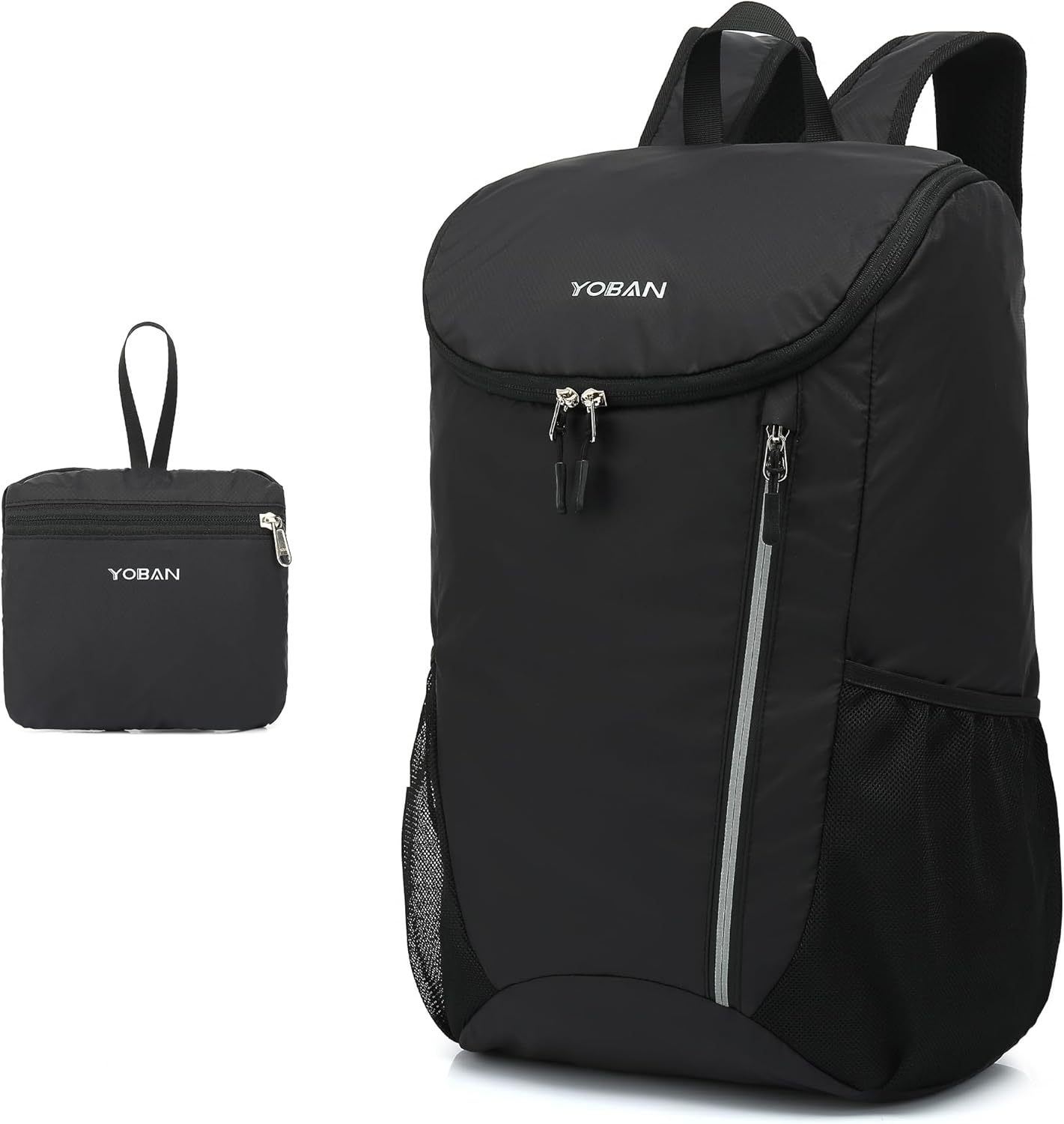 ROWNYEON 25L Lightweight Hiking Travel Backpack, Foldable