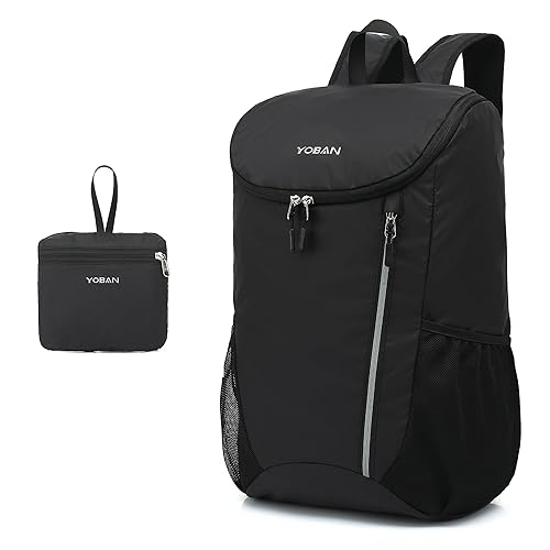ROWNYEON 25L Lightweight Hiking Travel Backpack, Foldable Small Daypack for