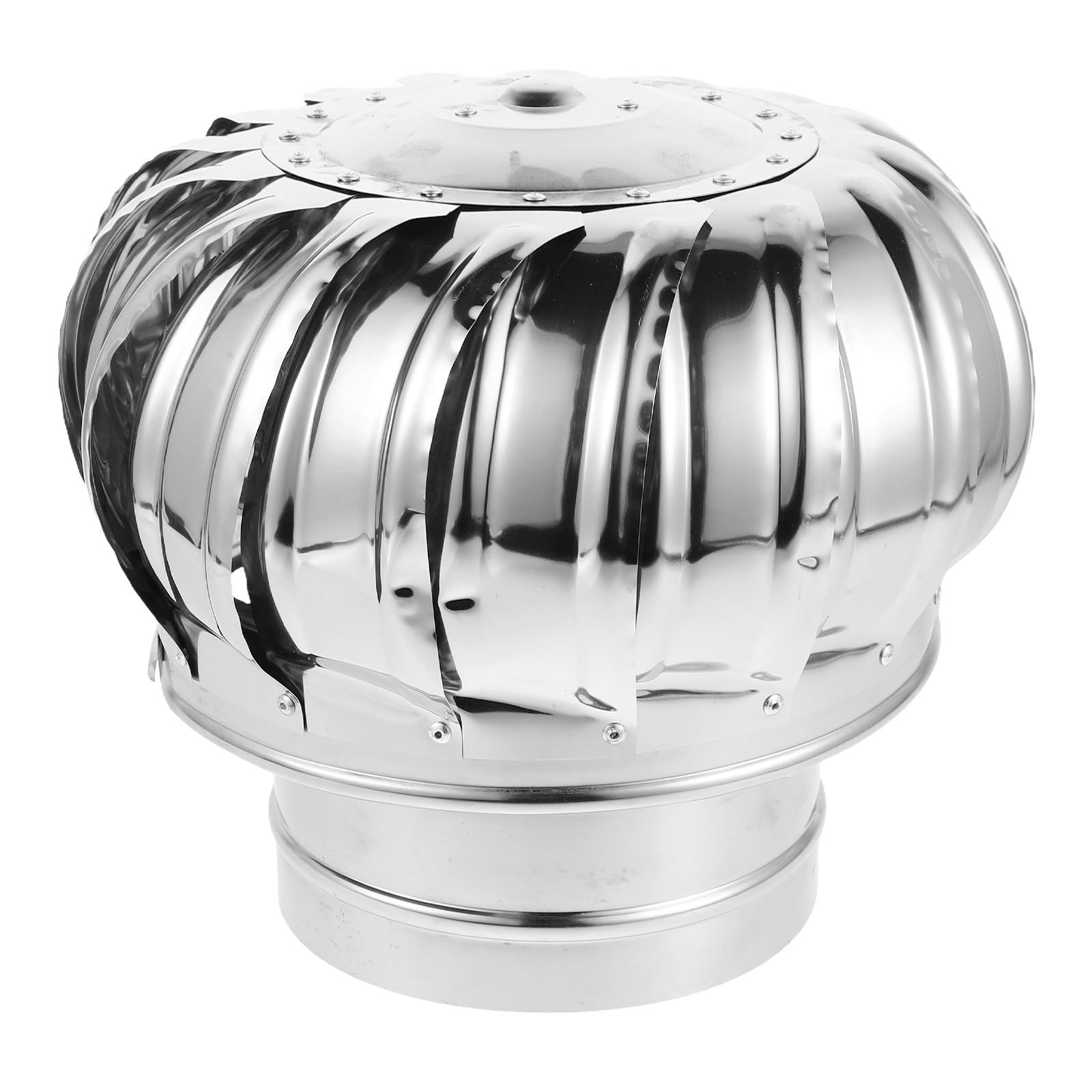 Sombrerete de ventilación inoxidable giratorio para techos residenciales