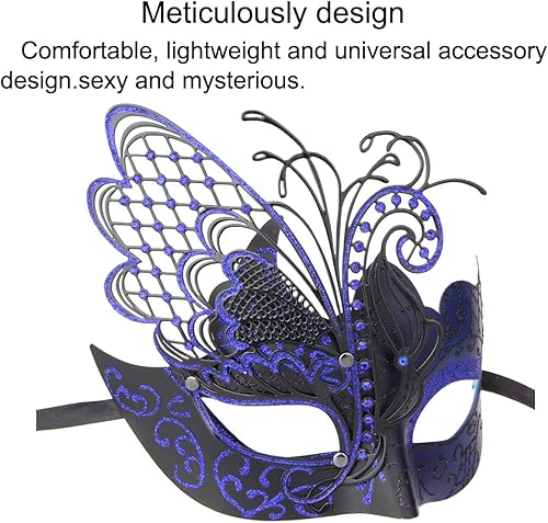 Miniatura 4 de IETANG - Antifaces venecianos para parejas, baile de máscaras, accesorios de disfraz o fiesta, 1 par