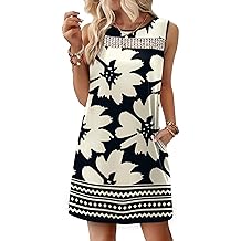 Summer Dresses for Women 2026 Beach Vacation Fashion Lace Mini Tank Dress with Pockets