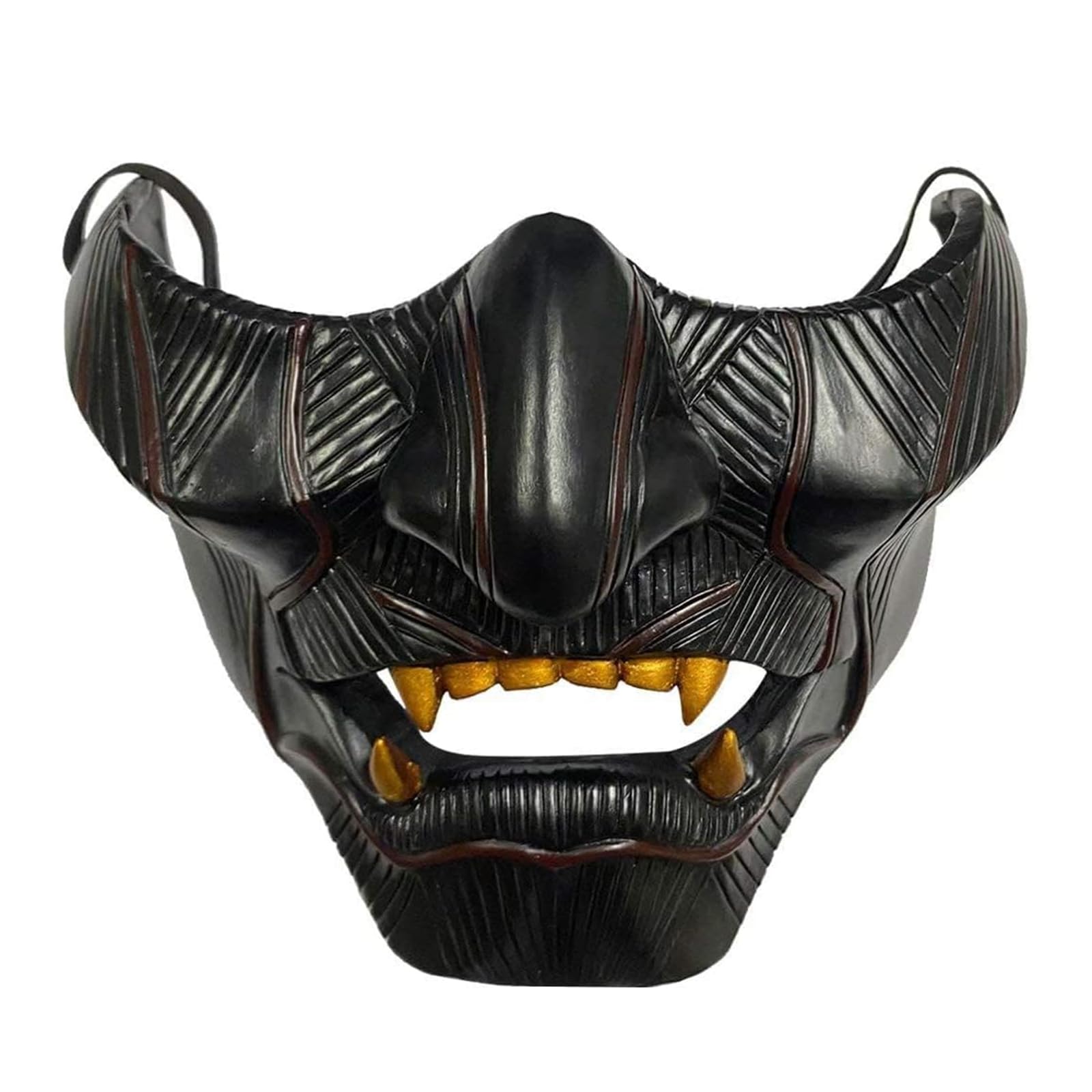 nezababy Halloween Decorations Ghost of Tsushima Jin Sakai Gosaku Samurai Cosplay Knight Demon Mask Half Face Hannya Props halloween mask-b