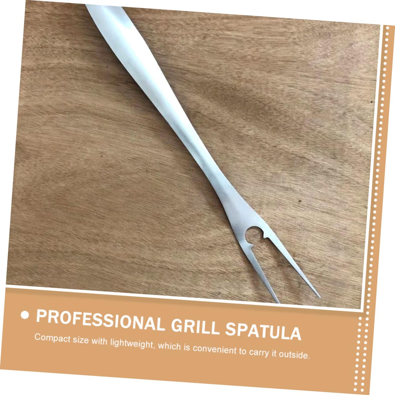Set Utensili Barbecue Professionale Acciaio Inox Argento | Leggero e Facile da Pulire, Accessorio per Grigliate Outdoor, Soluzione Pratica per Uso Quotidiano