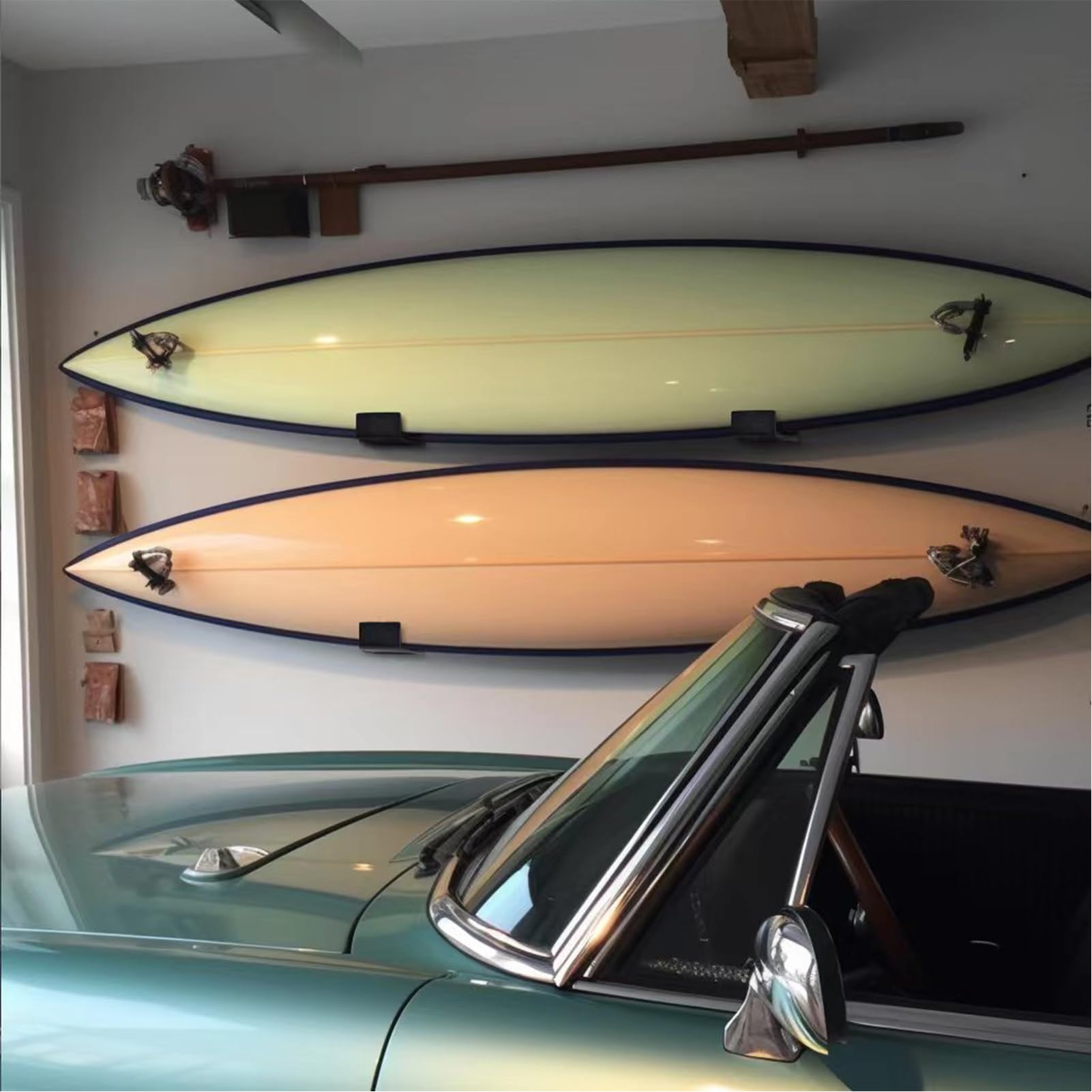 Surfbretthalter zur Wandmontage, Wand-Mount Surfboard Rack Aluminium Legierung Surfboard Display Halterung für Surfbrett Kurze Board Lange Board