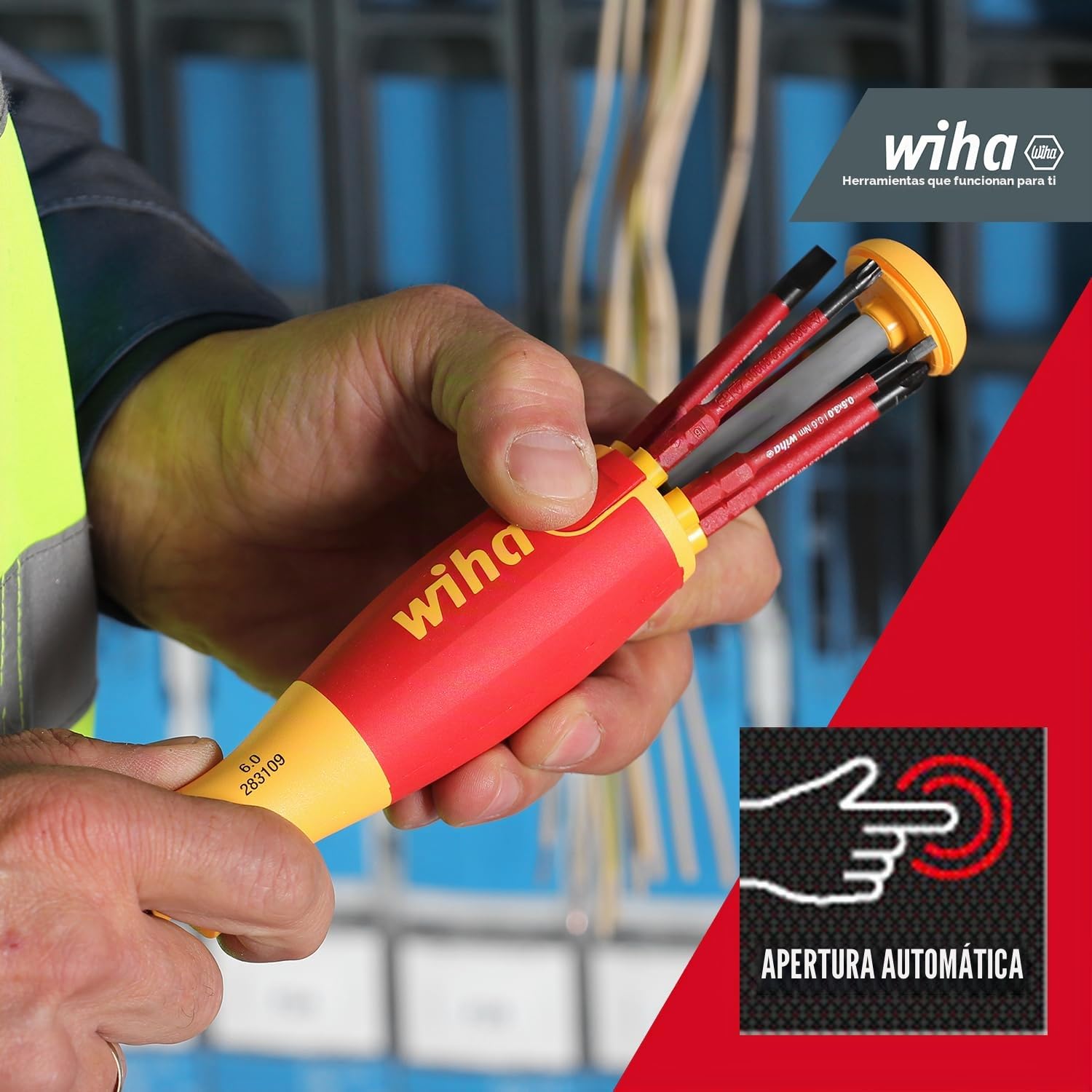 Destornillador con cargador LiftUp electric SB 2831-09021 LiftUp electric; Schlitz, PH, SL/PZ 6tlg