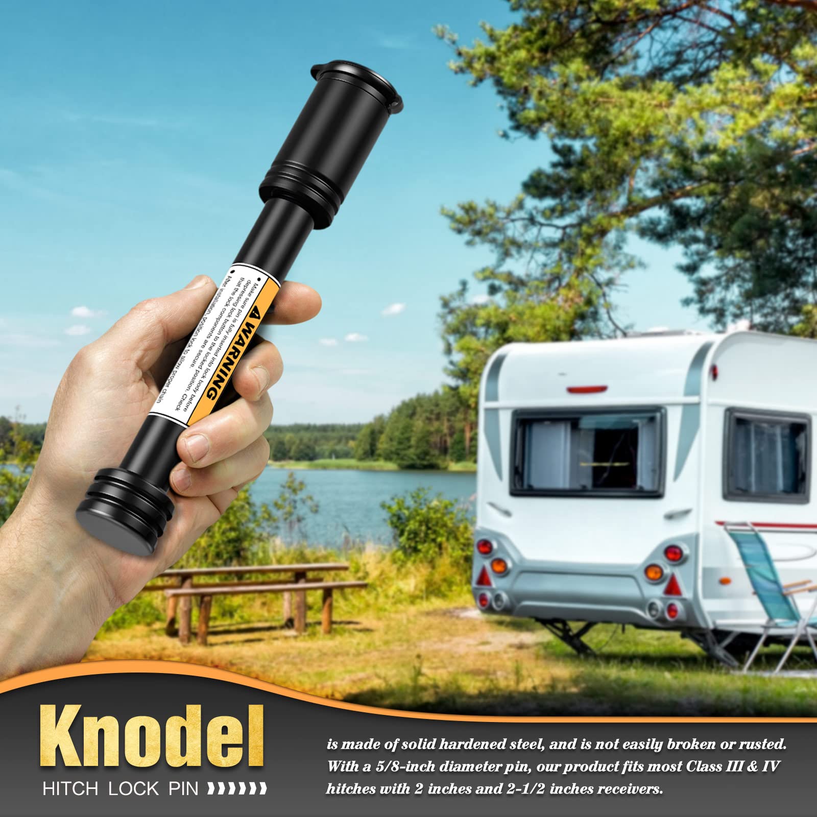 5/8 In. Anti-Theft Receiver Pin - Foto 3