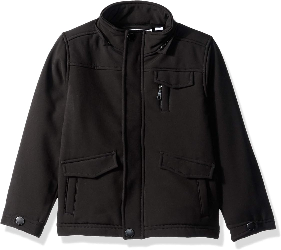 Amazon.com: Ben Sherman Boys' Softshell Outerwear Jacket Black
