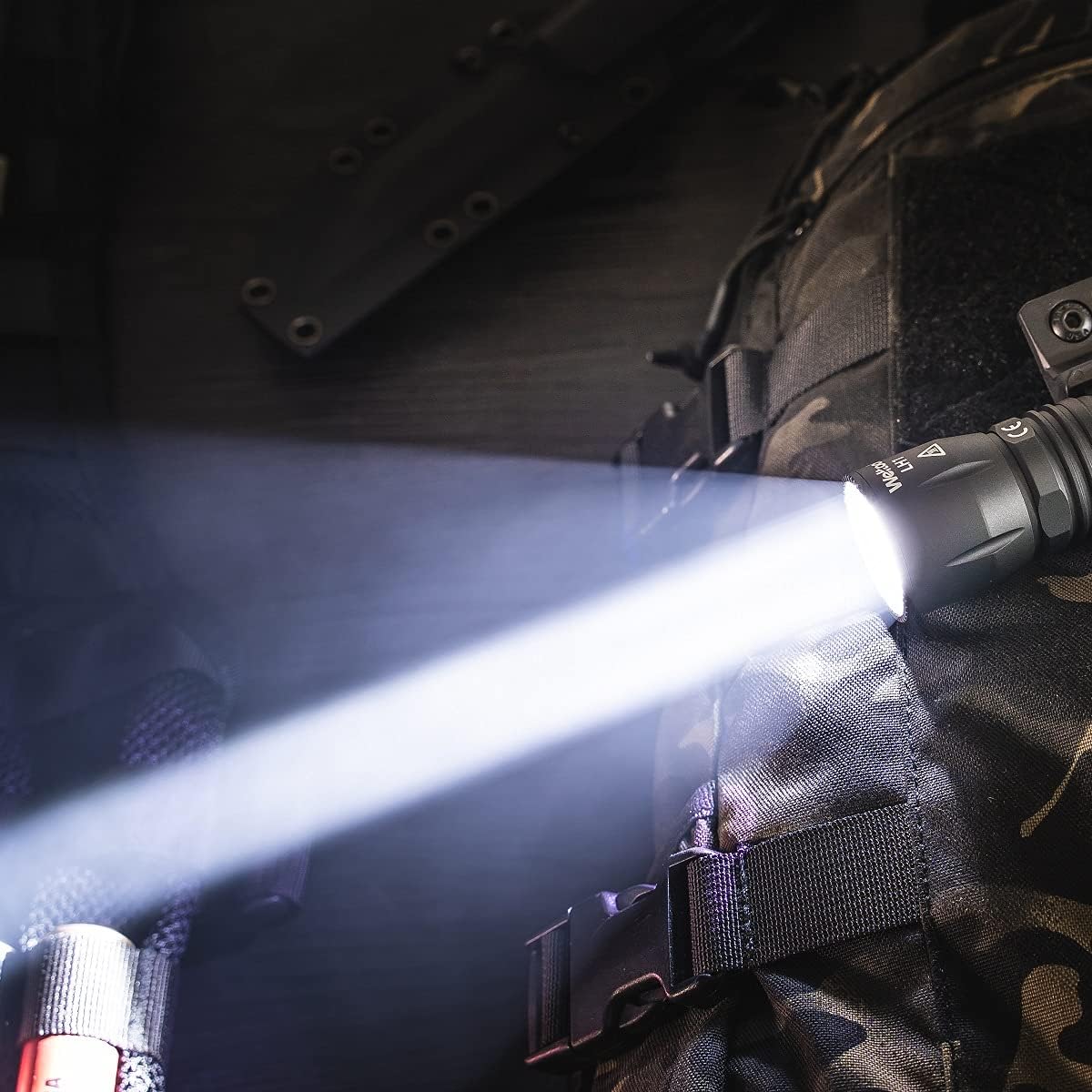 Weltool LH1 LED White Light Head Single Mode, Throwing Beam,Lights Head W35, W65,BB3, BB6 Light Body and Surefire M600DF Body (Black)