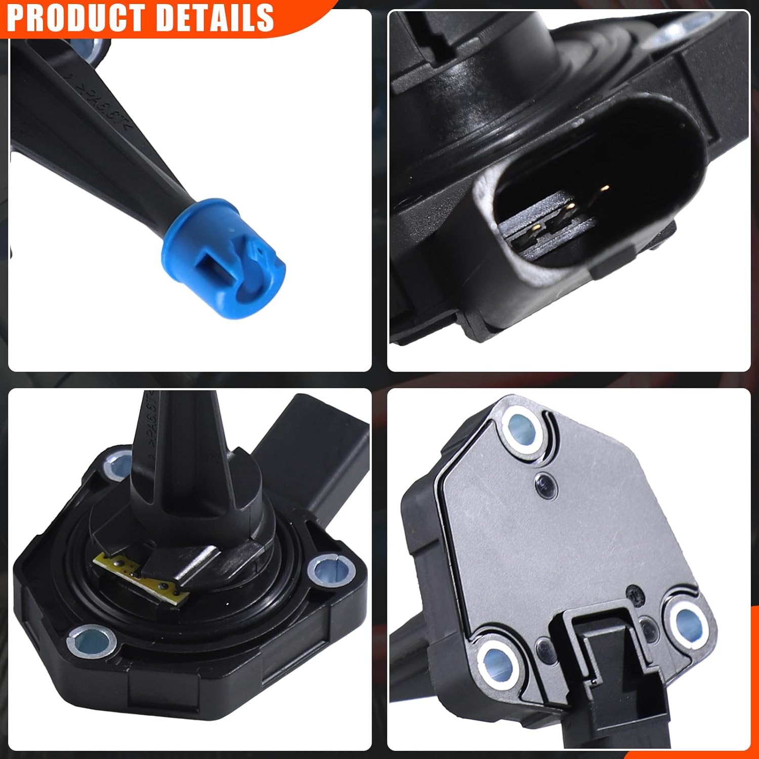 Engine Oil Level Sensor Compatible with Volkswagen Jetta 2016-2020, for Golf 2019, for Golf SportWagen 2019, 1.4L Replace FLS314, 04E907660C, V10721483, 013680071