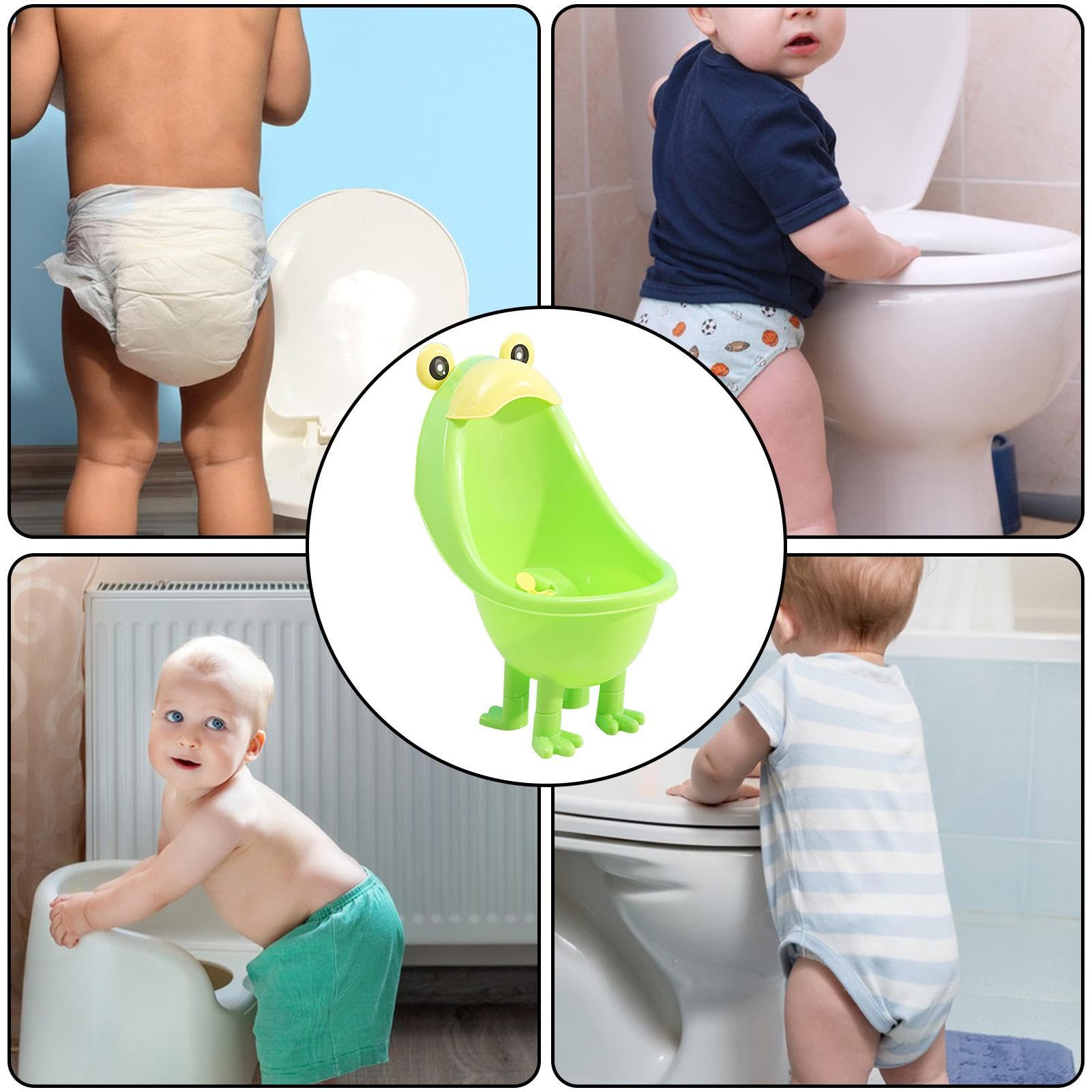 Eastuy Orinatoio per Bambini per Ragazzi | Orinatoio per vasino con Bersaglio mirato Divertente | Potty Frog Orinatoio Trainer Toilette Parete Simpatico orinatoio in Piedi Addestramento della pipì