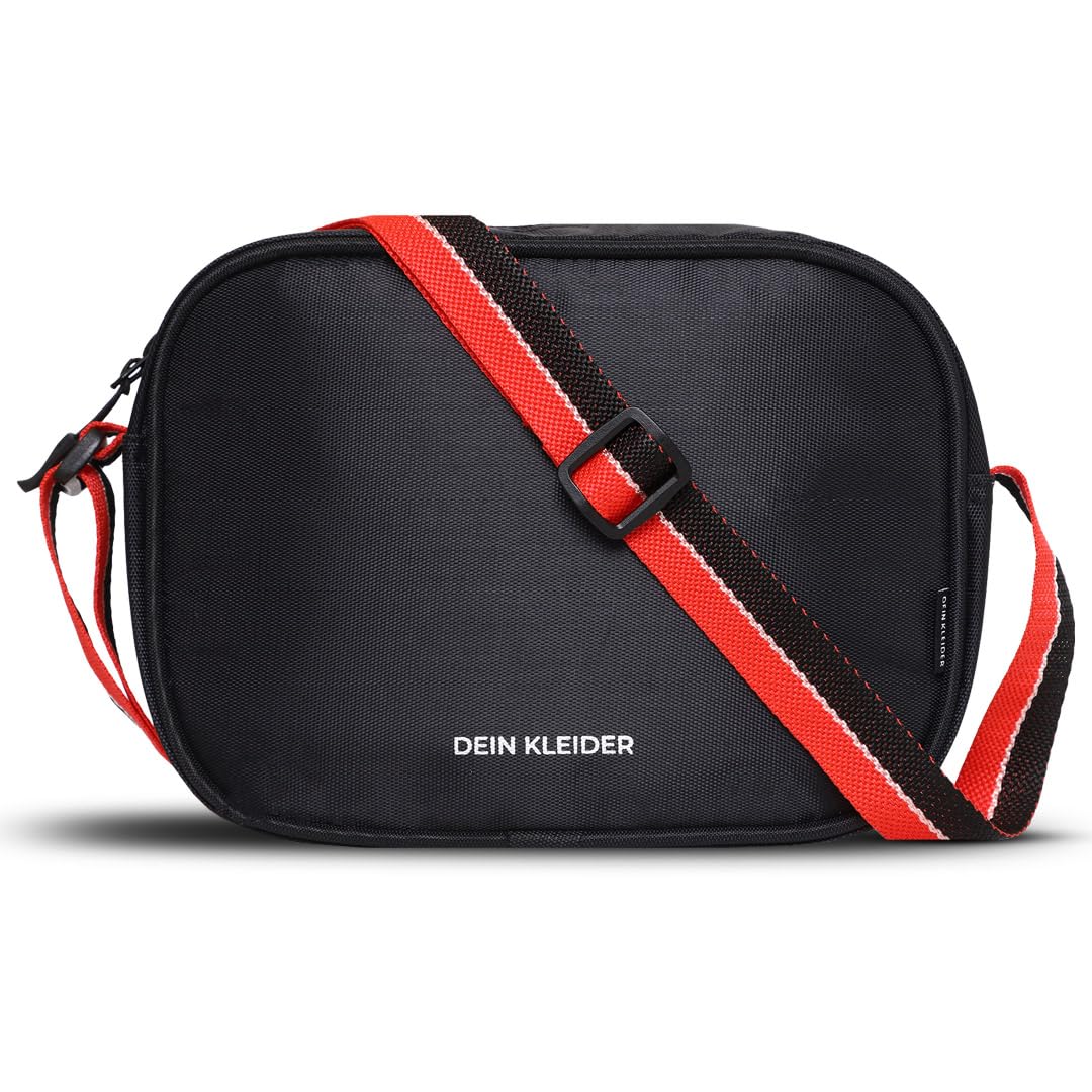 DEIN KLEIDER Nylon Cross Body Shoulder Toaster Sling Bag for Women (Black) (B09RQM8HVG) Amazon Price History, Amazon Price Tracker
