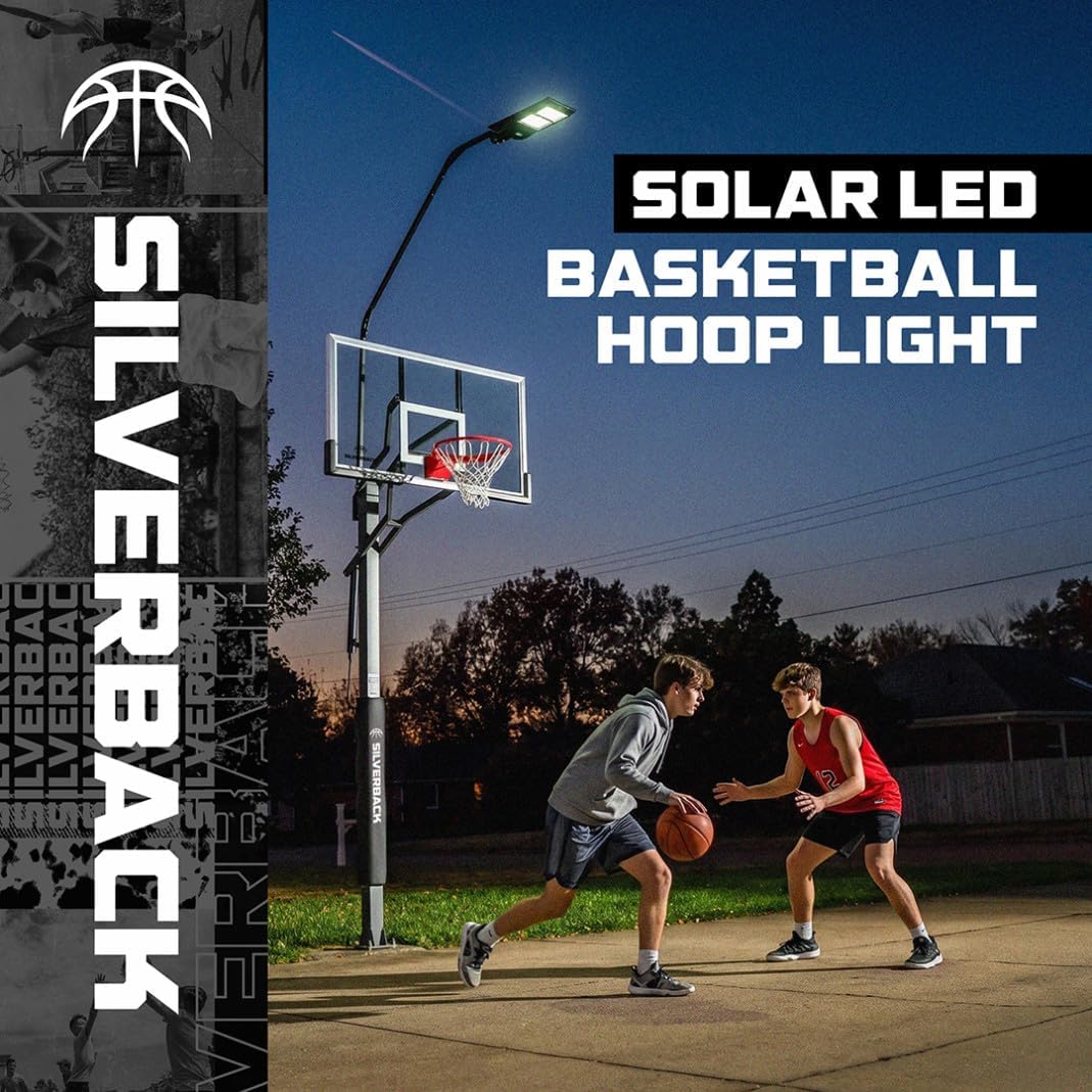 Silverback LED Basketball Hoop Light Illuminates Backboard
