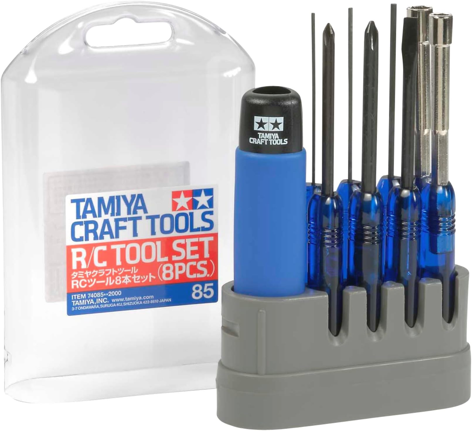 RC Tool Kit - 8 Pieces with Screwdrivers & Hex/Box Wrench Set