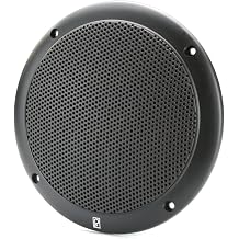 POLY PLANAR PolyPlanar 6 2-Way Coax-Integral Grill Marine Speaker - Pair Black / MA4056B /