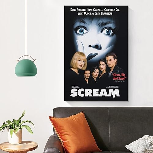 Miniatura 4 de Póster de película de terror Scream 6 (1996) Póster en lienzo para decoración de pared, decoración de habitación, decoración de dormitorio, regalos