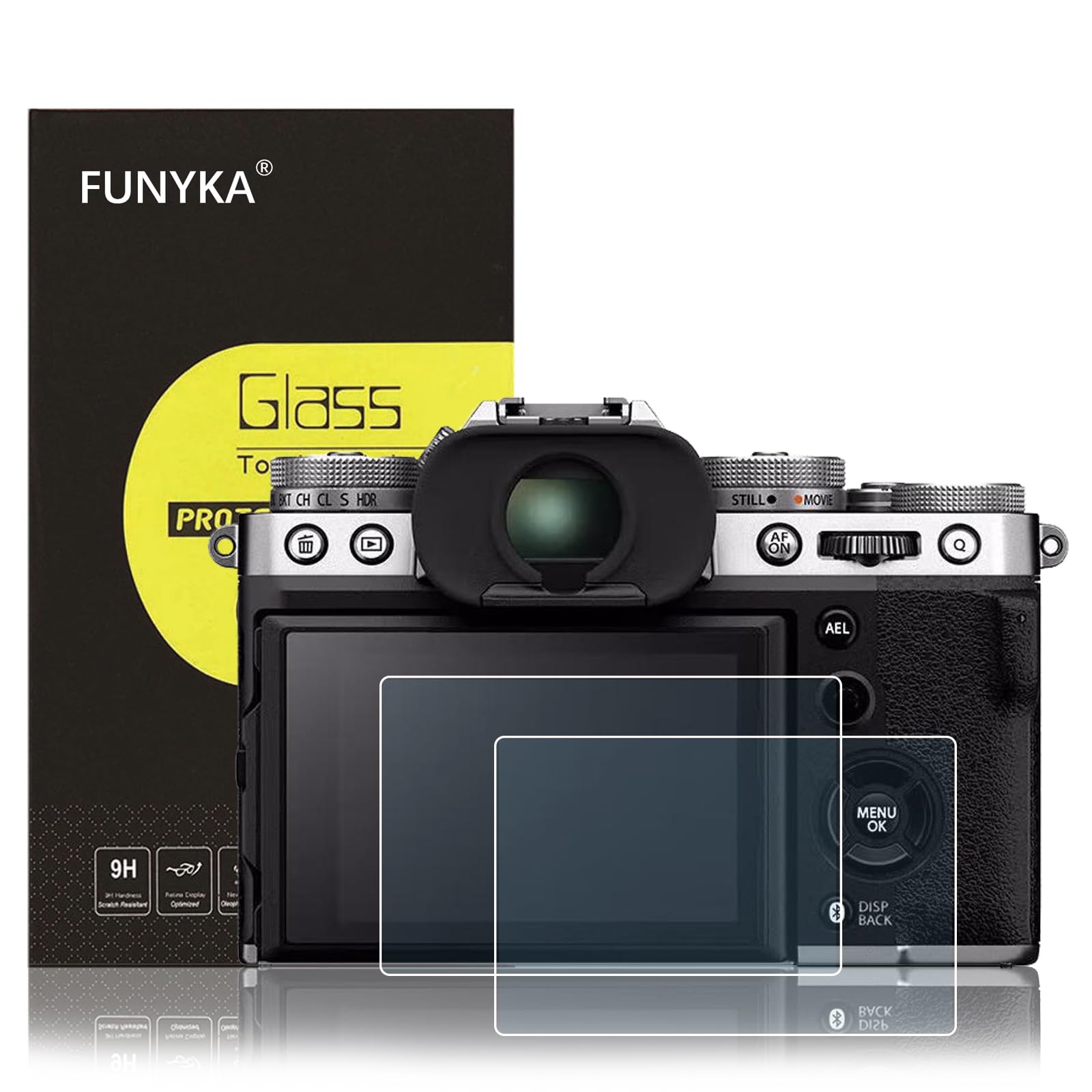 Amazon | 【Fujifilm X-T5 X-Pro3 用】2枚セット 超薄ガラス液晶保護 