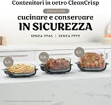 Ninja CRISPi PRO XL Glass Air Fryer (Air Fryer) - 5 Preset Preparation Functions - Includes CleanCrisp Glass Container (5.7L & 2.3L) and Storage Lid - White AS090EUWH - 9