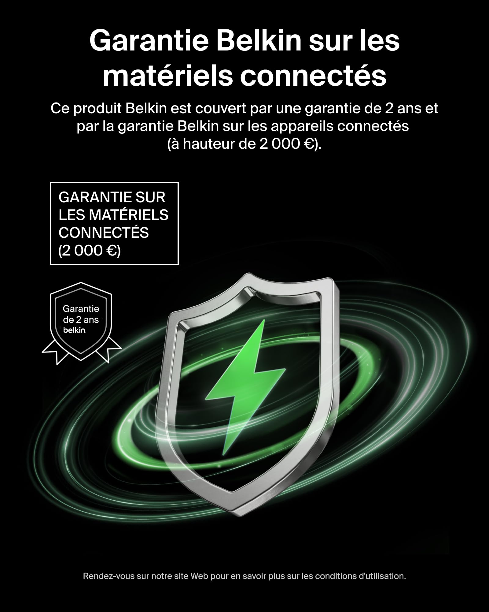 Belkin BoostCharge Batterie Externe Magnétique 5 000 mAh - Noir