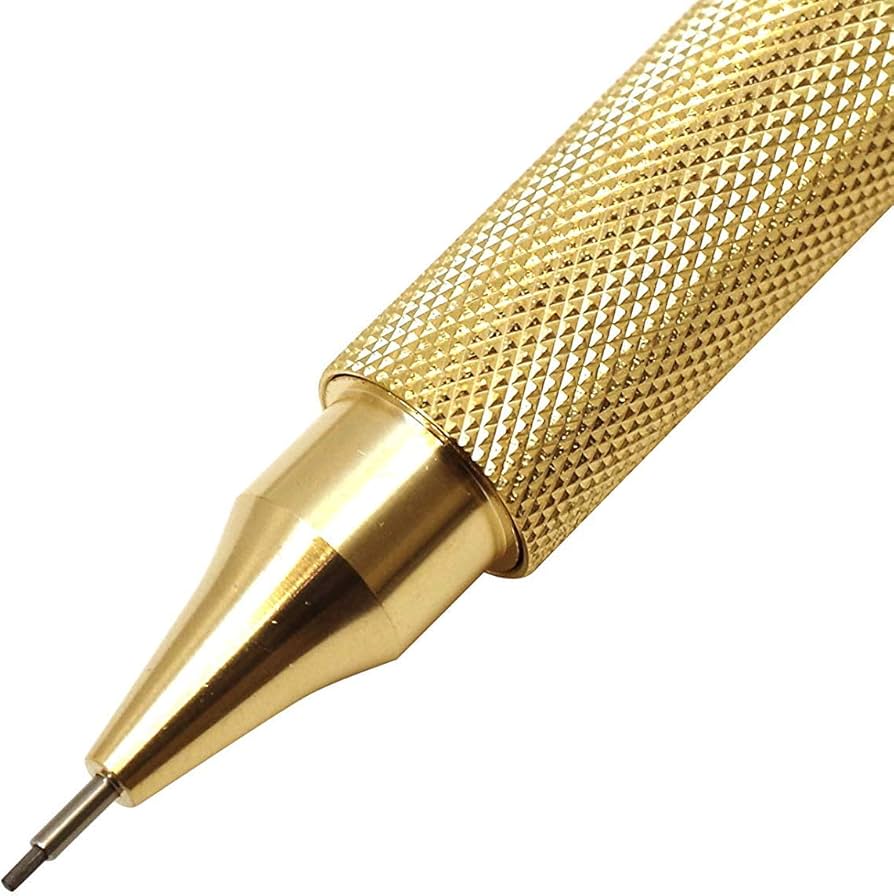 筆記具 PLOTTER mechanical pencil 0.5 gold Plotter 77716712 Mechanical Pencil, Twist Type, Gold : Amazon.sg