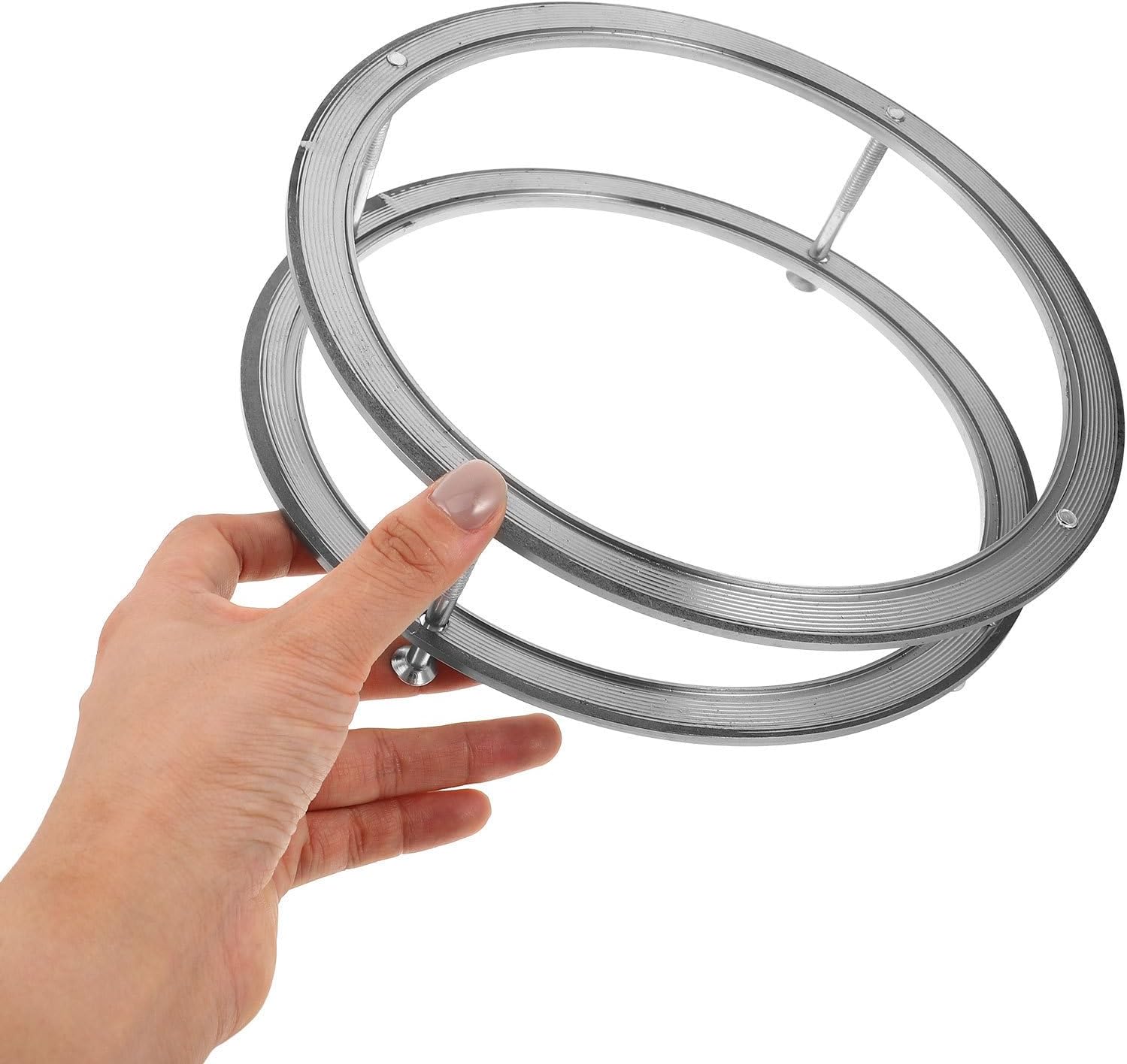 OSALADI Wheat Mill Replacement Sieve Ring 8.2 Inch Grain Grinder Screen Accessory Made of Thickened Steel with Efficient Performance and Vibration Reduction for Household and Workshop
