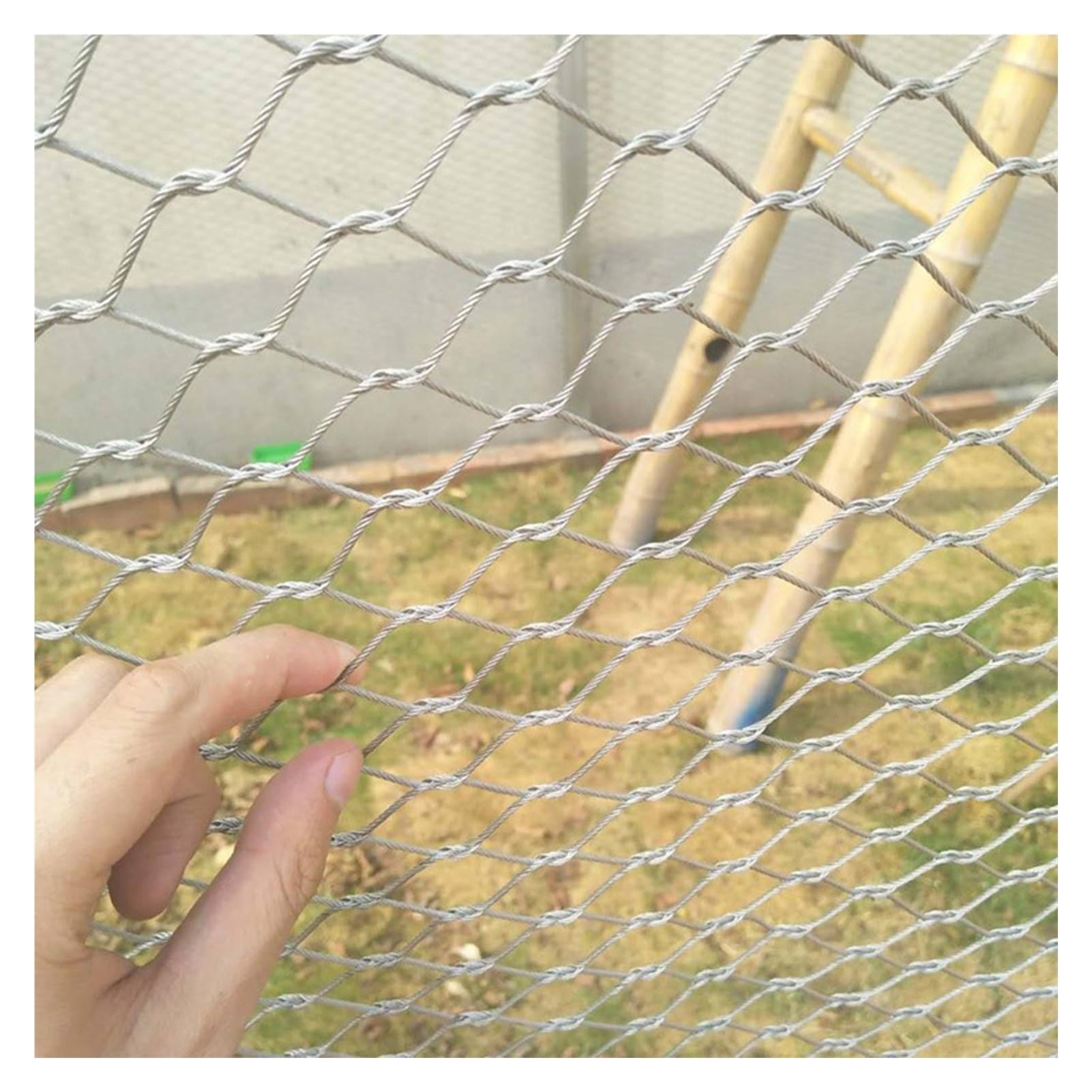 Corde en acier inoxydable flexible de balcon pour stopper les intrusions d'animaux
