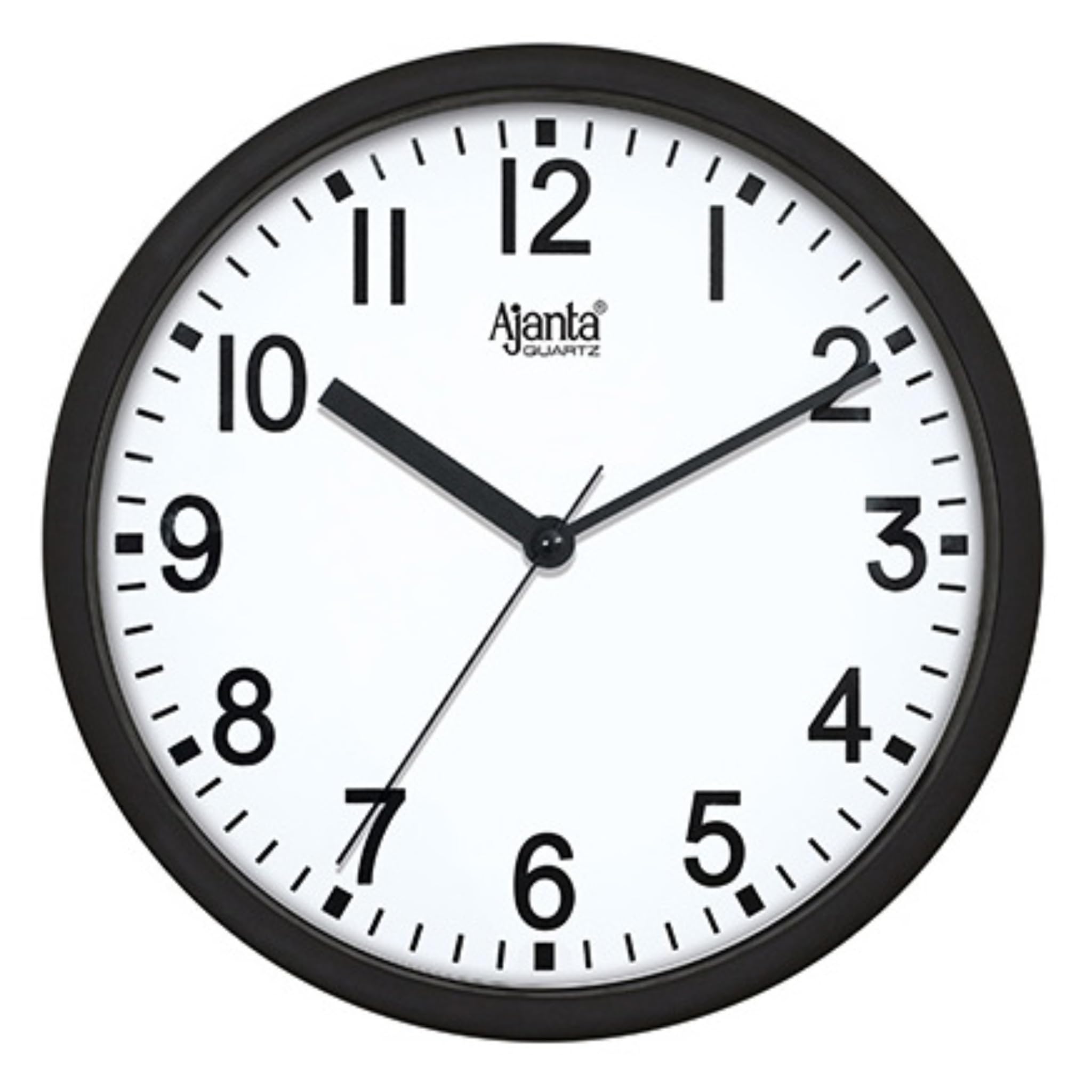 Ajanta Wall Clock for Living Room, Wall Clock for Home 9 Inches Wall Clock for Bedroom (Black, 23 x 23 x 3 cm) (B0D9QVLBXN) Amazon Price History, Amazon Price Tracker
