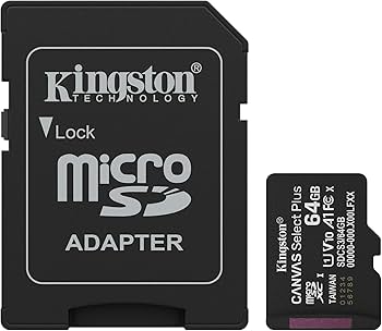 Amazon.com: Kingston 64GB Canvas Select Plus microSD Card | Up to
