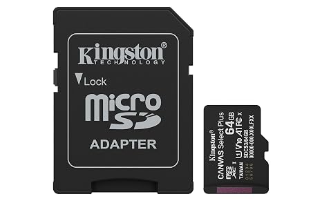 Kingston 1TB Canvas Select Plus MicroSD Card | Up To 150MB/s | Class 10, UHS-I, U1, V30, A1 | SDCS3/1TB