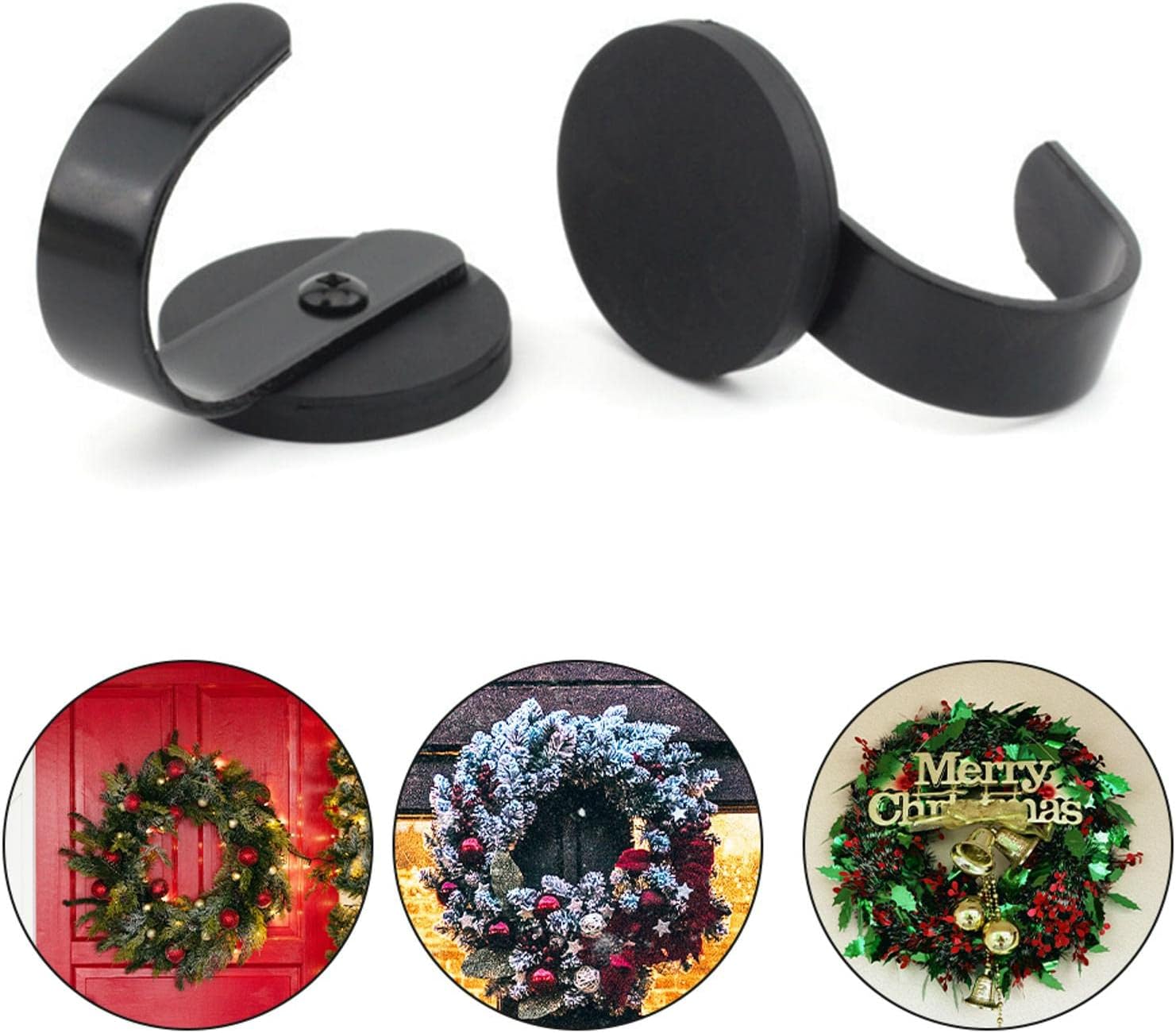 2 Pack Wreath Hanger,Wreath Holder for Wreath Decorations